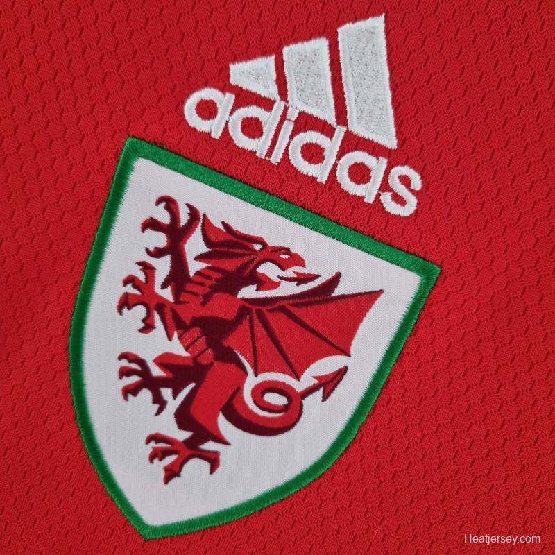 2022 Women Wales Red