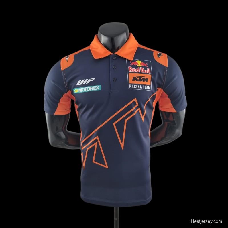 2022 F1 Formula One; KTM Polo Blue Orange 