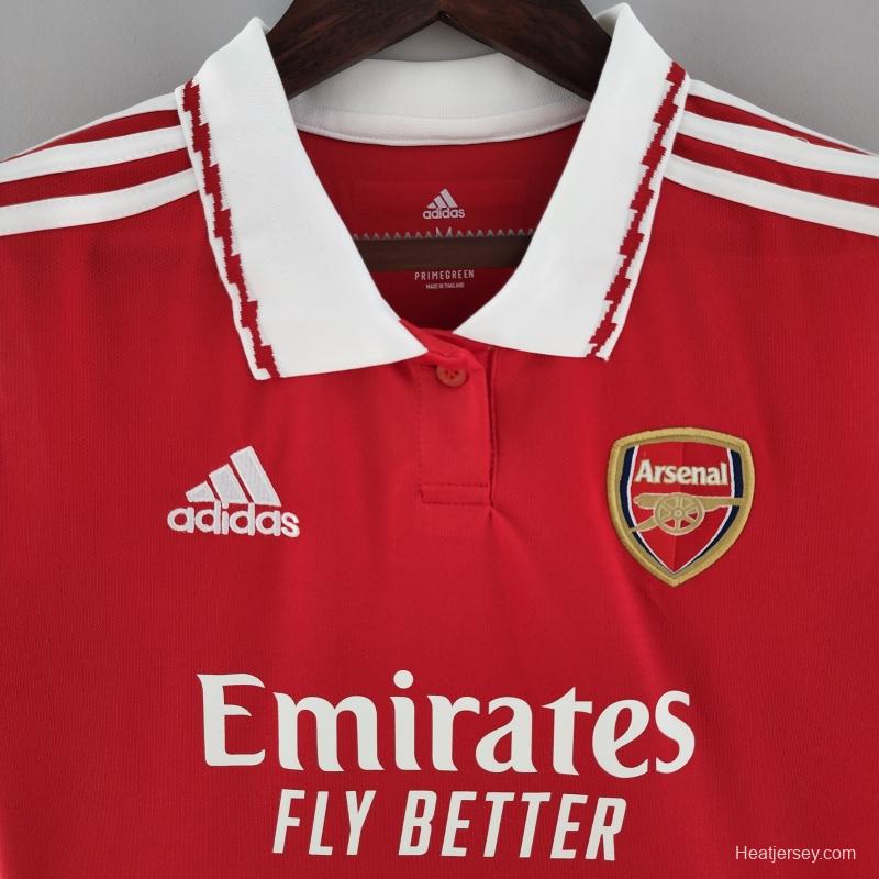 22/23 Women Arsenal Home  Soccer Jersey