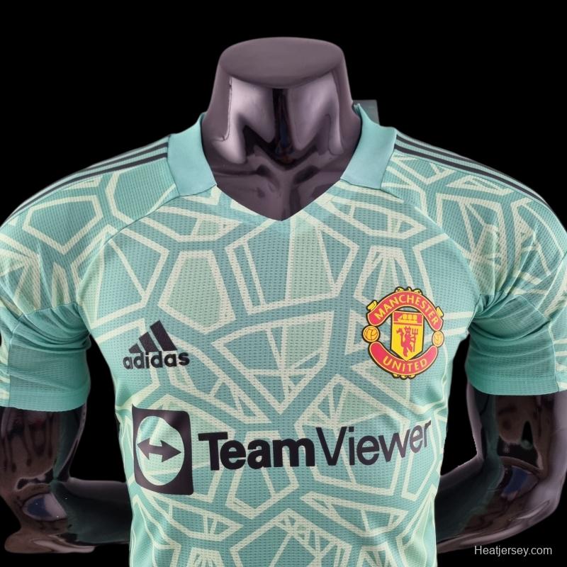 Player Version 22/23 Manchester United Green Goalkeeper