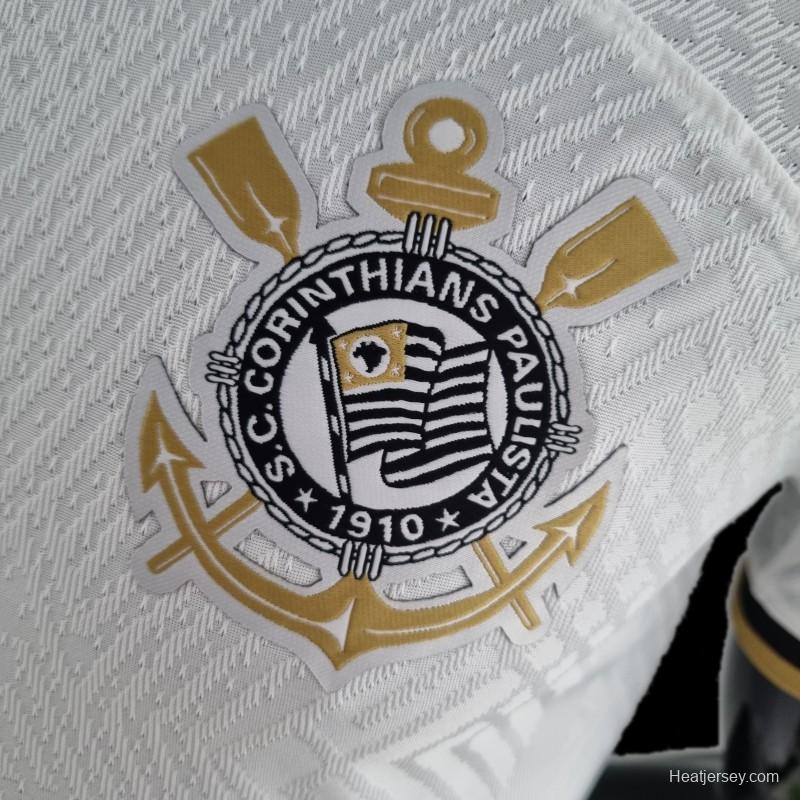 Player Version 22/23 Corinthians Home Soccer Jersey