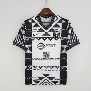 22/23 Club America Black & White Training Jersey