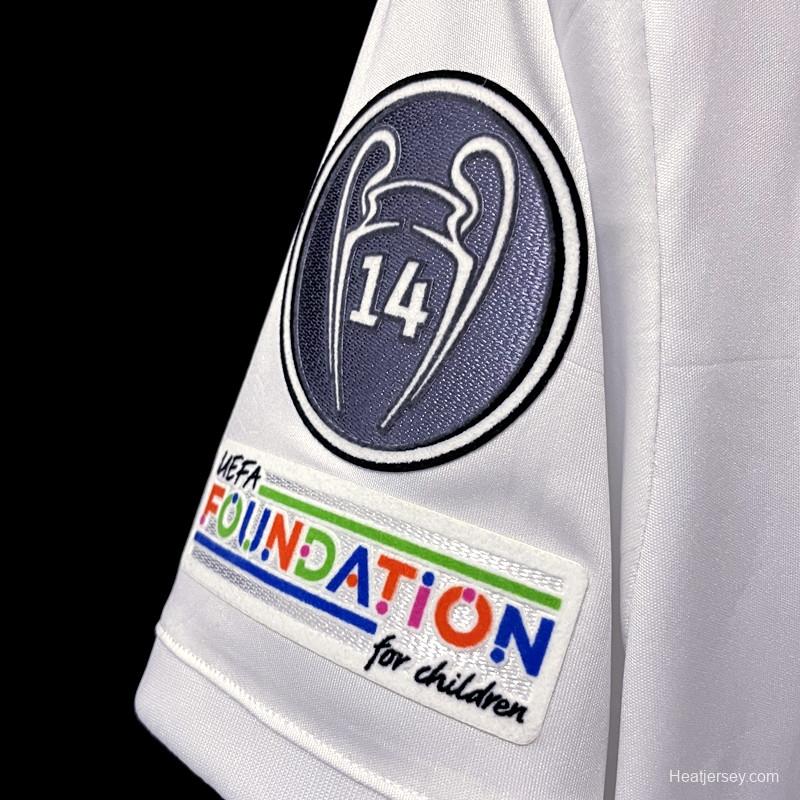 22/23 Real Madrid Home 14 Champions League Winner Soccer Jersey