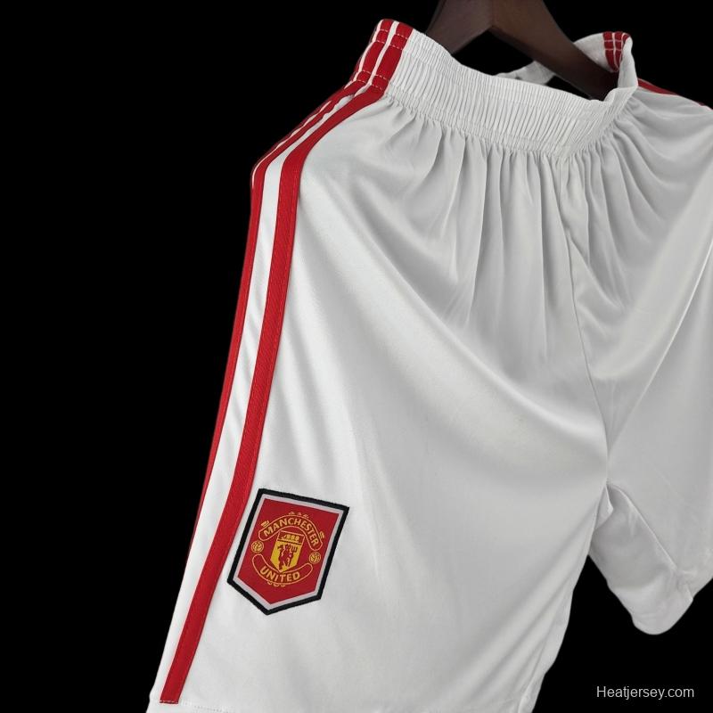 22/23 Manchester United Home Shorts