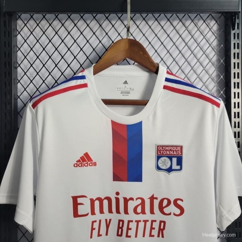 22/23 Olympique Lyonnais Home Soccer Jersey