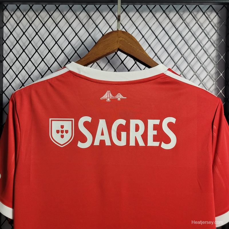 22/23 Benfica Home Soccer Jersey