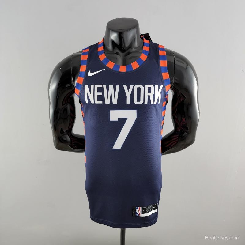 New York Knicks ANTHONY #7 Striped NBA Jersey