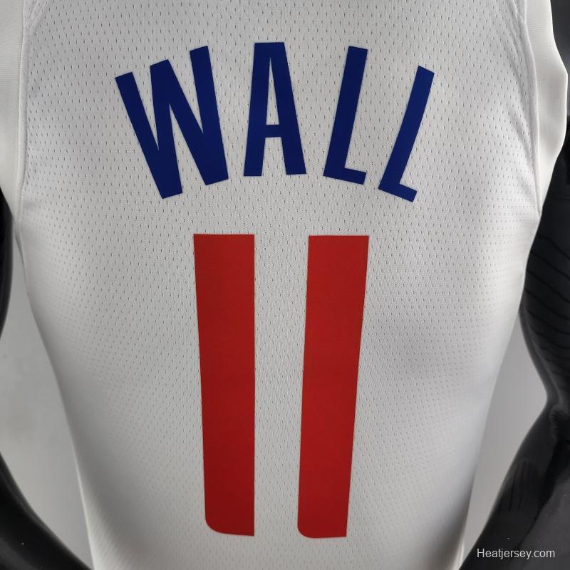 75th Anniversary WALL#11 Los Angeles Clippers NBA Jersey White