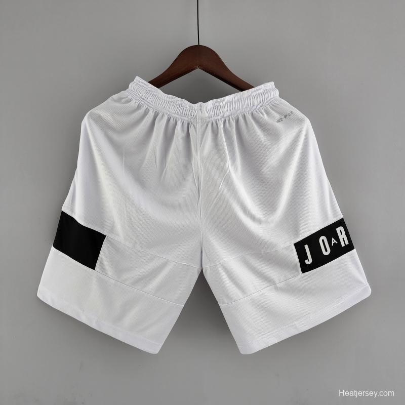 2022 NBA Jordan Shorts White