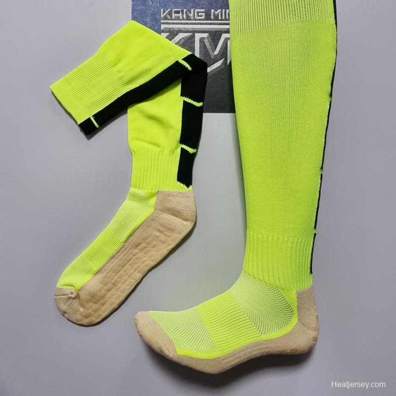 2022 Green Long Top  Non-Slip SOCKS#0089