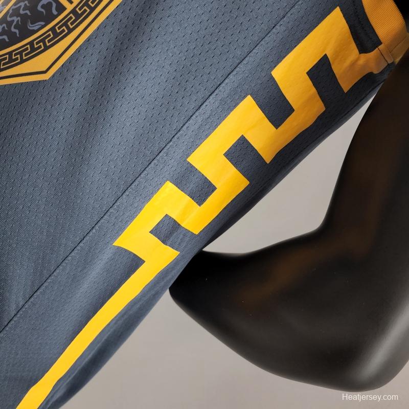 2018 KUMINGA#00 Golden State Warriors Grey NBA Jersey