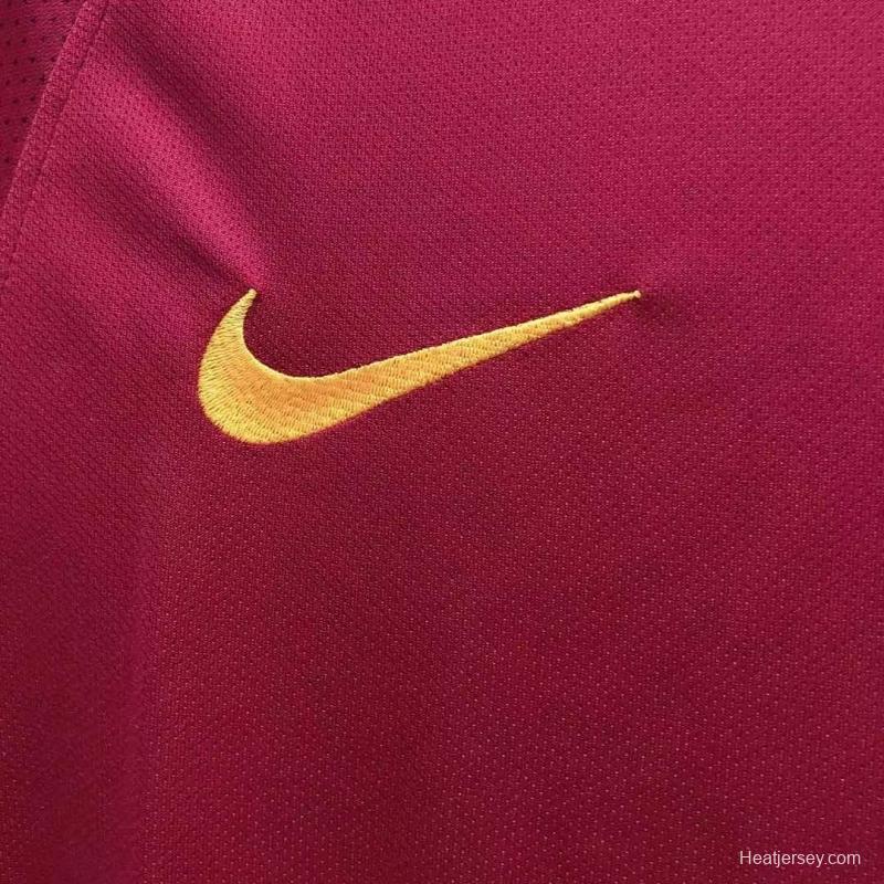 Retro 17/18 Roma Home Soccer Jersey