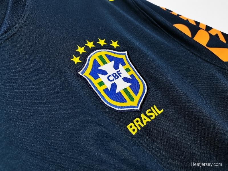 Retro 2020  Brazil Dark Green Home Soccer Jersey