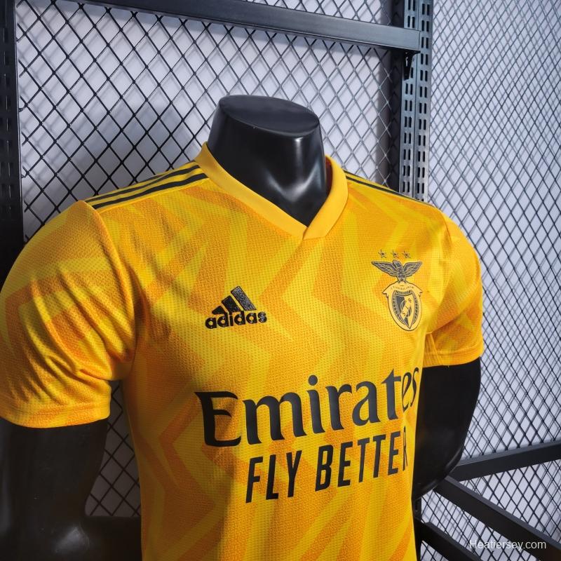 22/23 Player Benfica Away Soccer Jersey