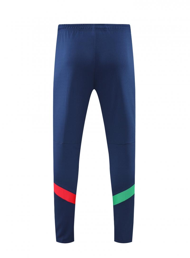 2022 Italy Blue Half Zipper Tracksuit