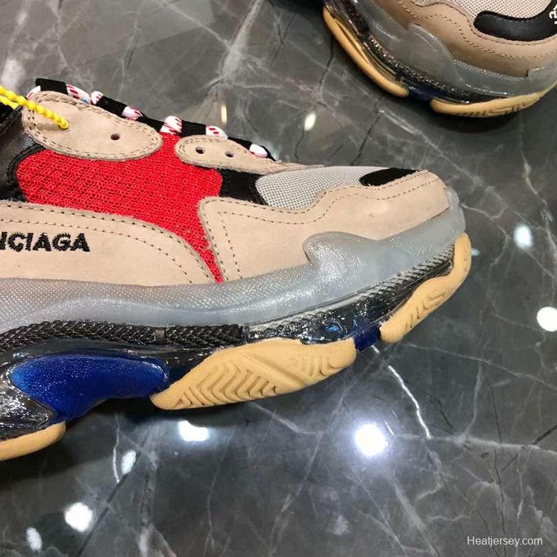 Men/Women Balenciaga Triple S Clear Sole Multi-Color Sneaker Item 6380380