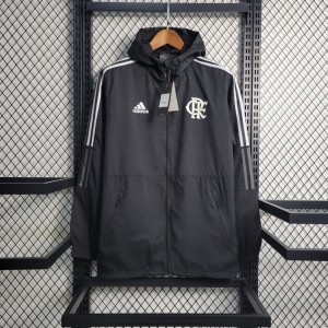 22-23 Flamengo Black Windbreaker