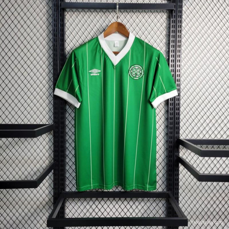 Retro 1984/86 Celtics 2 Away Game Soccer Jersey