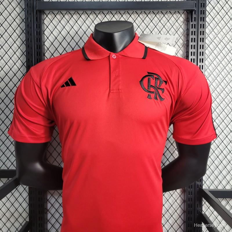 23-24 POLO Flamengo Red Training Jersey