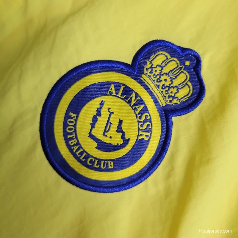 23-24 Windbreaker Al-Nassr FC Reversible Jacket