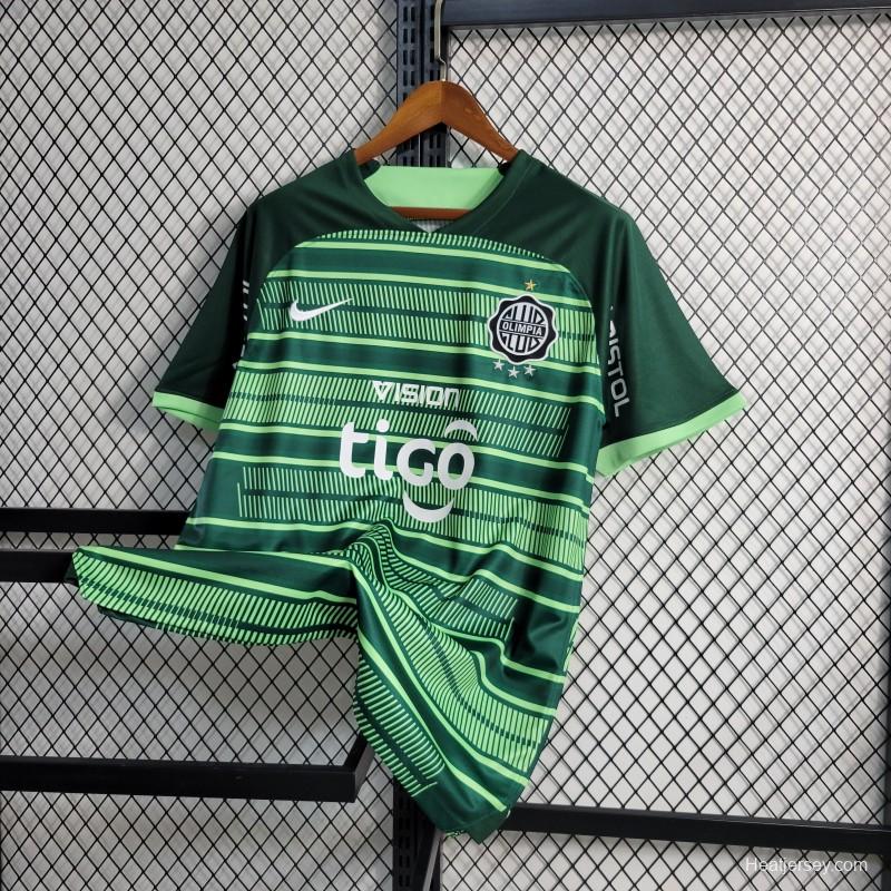 23-24 Paraguayan Club Olimpia Third Green Jersey