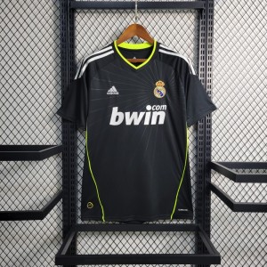 Retro 10-11 Real Madrid Away Black Soccer Jersey