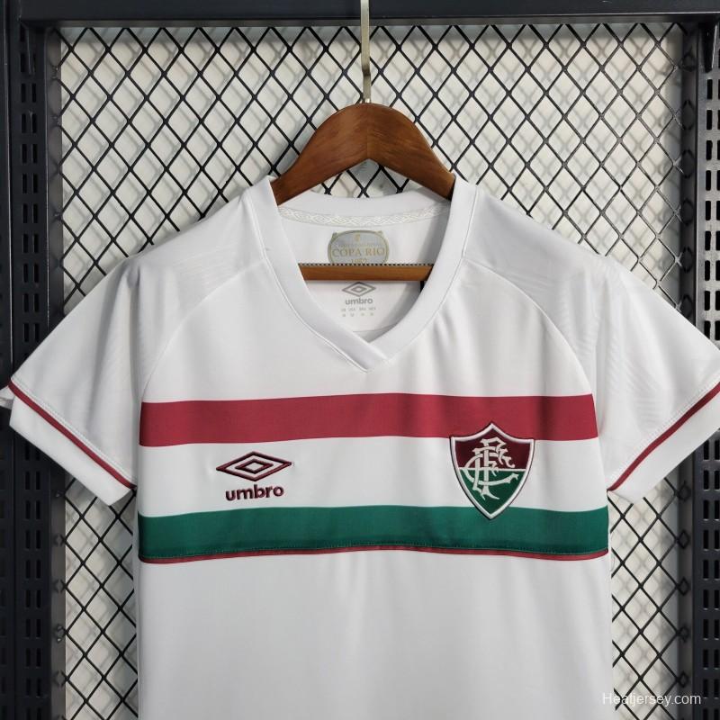 23-24 Women Fluminense Away White Jersey