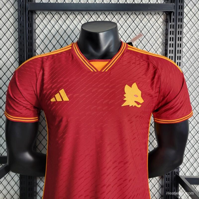 Player  Version 23-24 Roma Home Jersey