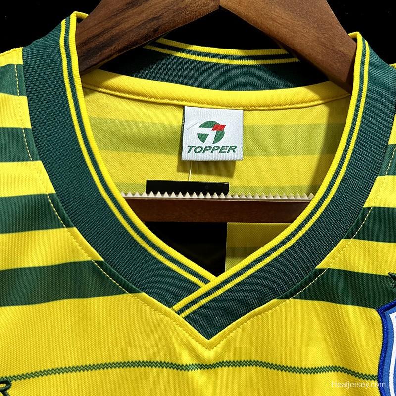 Retro Brazil 1984 Home Jersey