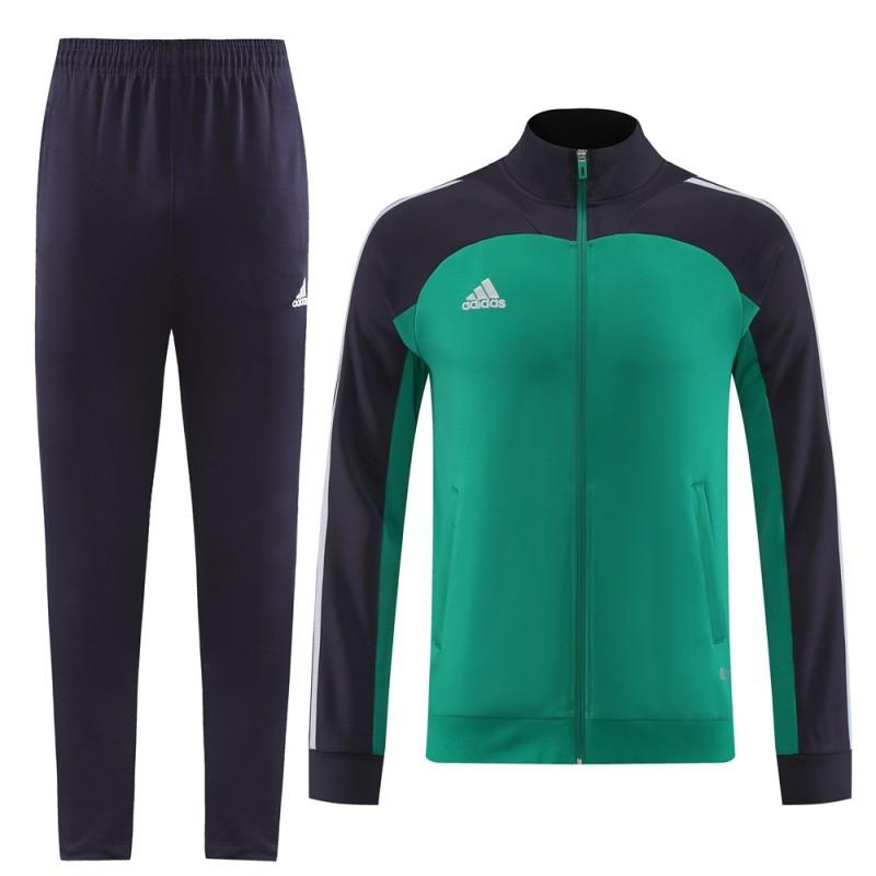 23/24 Adidas Green/Navy Full Zipper +Pants