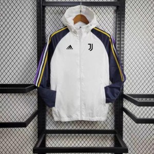 24/25 Juventus White Windbreaker