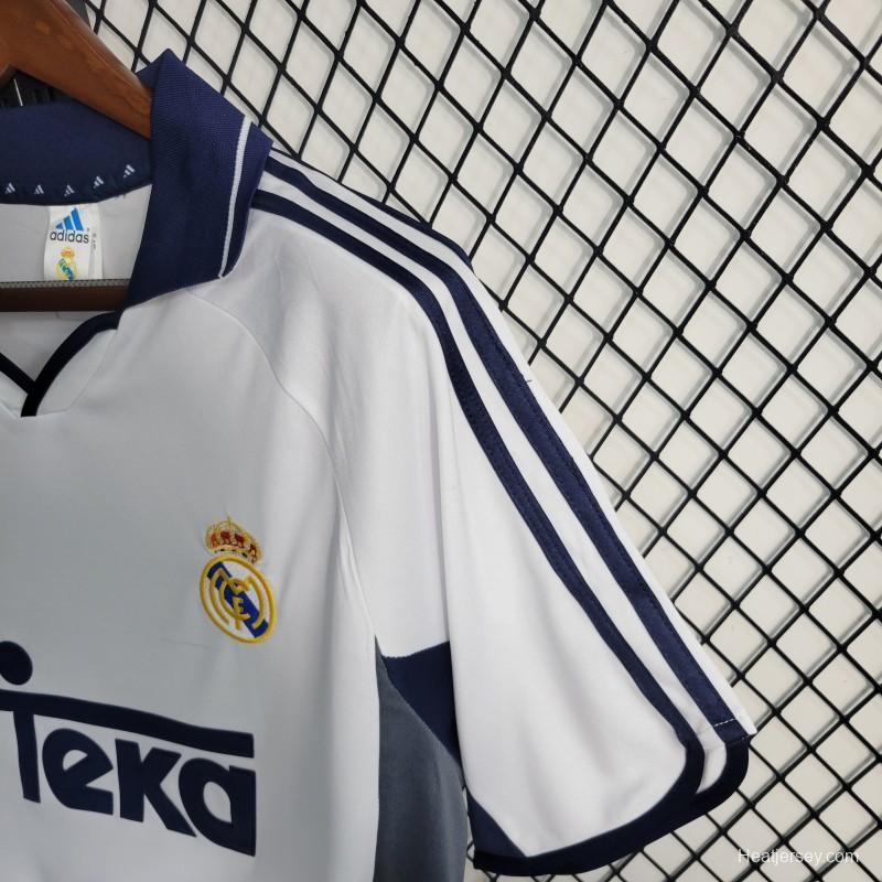 Retro 00/01 Real Madrid Home Jersey