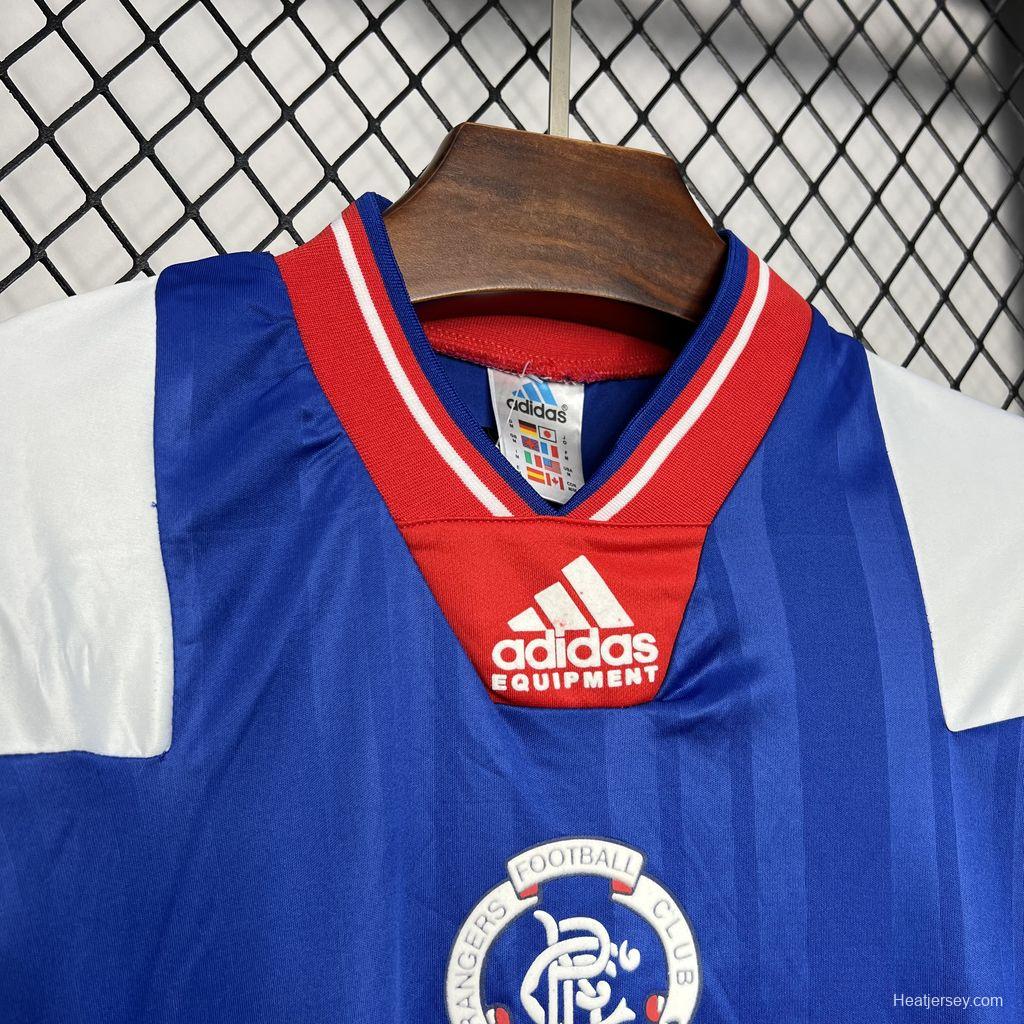 Retro 92/94 Glasgow Rangers Home Jersey