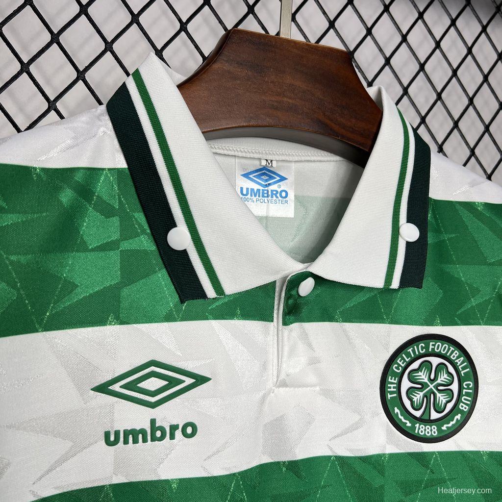 Retro 89/91 Celtic Home Jersey