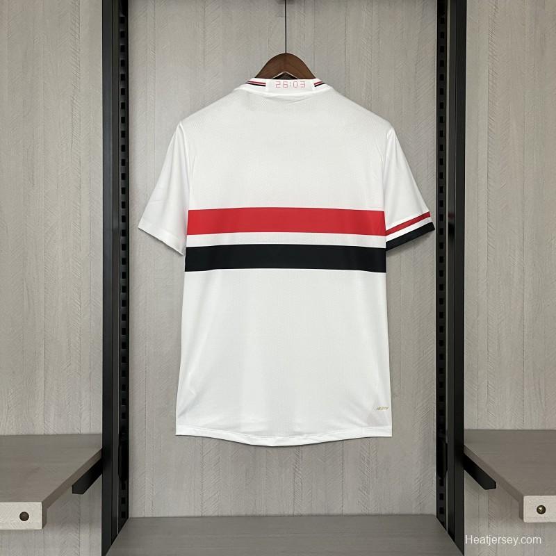 25/26 São Paulo Home Jersey S-XXXXL