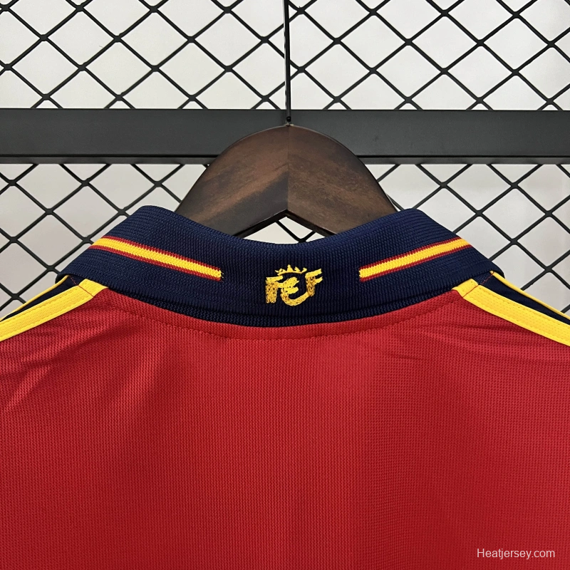 2000 Retro Spain Home Jersey