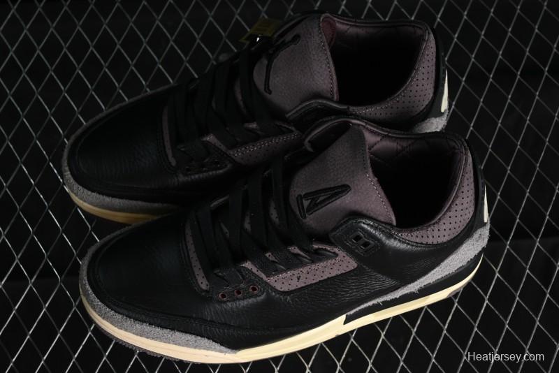 Nike A Ma Maniere x Air Jordan 3 Retro Black Sneakers - FZ4811-001
