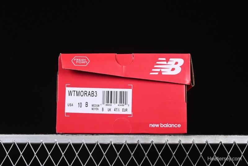 New Balance Fresh Foam X More V3TDS Low-Top Running Shoes with Durable Slip-Resistant Outsole - WTMORAB3