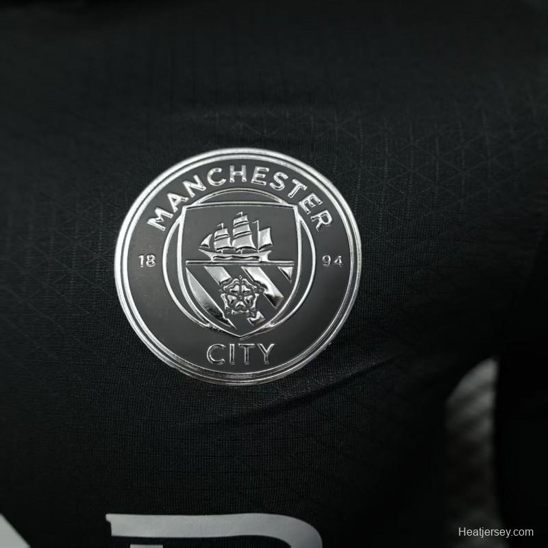 Player Version 25/26 Manchester United Away Black Jersey