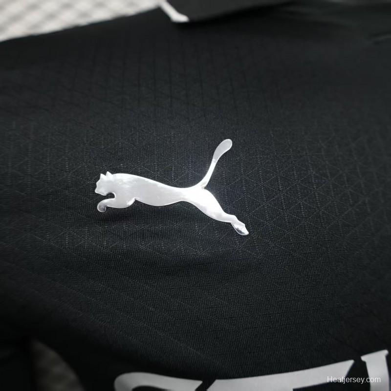 Player Version 25/26 Manchester United Away Black Jersey