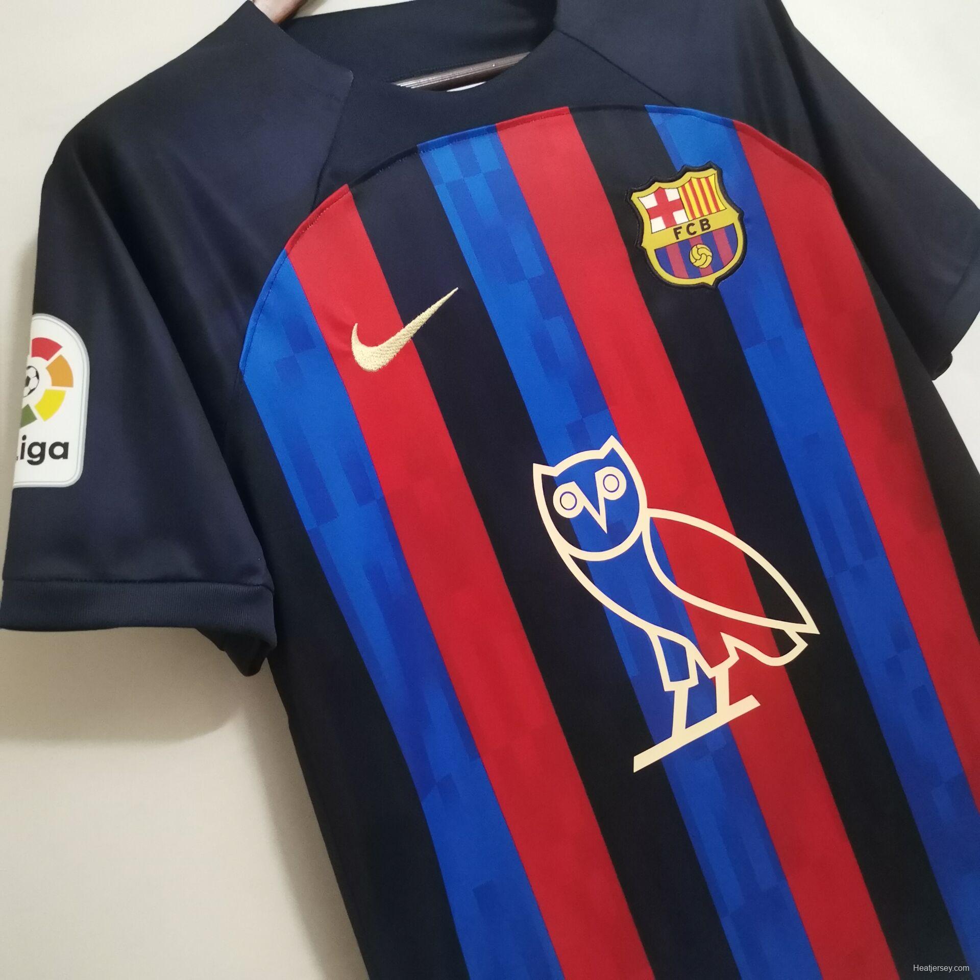 22/23 Barcelona Drake Jersey