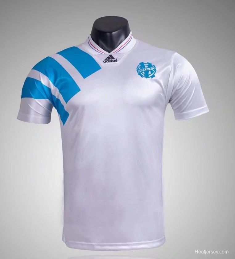 RETRO 92/93 Marseille Home Soccer Jersey