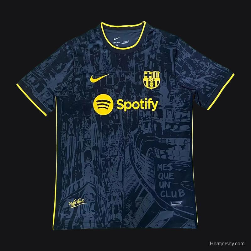 23/24 Barcelona Black Training Jersey