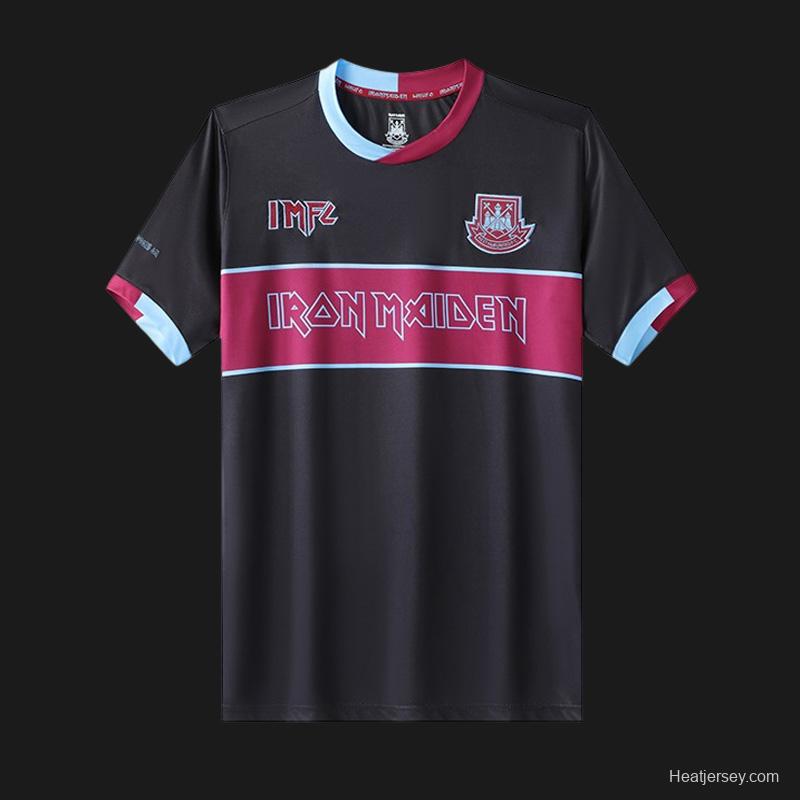 Retro 22/23 Iron Maiden X West Ham Black Jersey