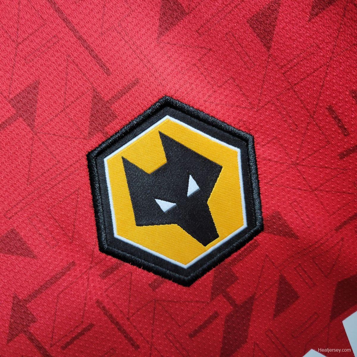 23/24 Wolverhampton Wanderers Away Red Jersey