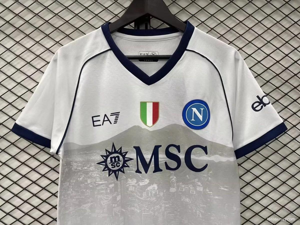 23/24 Napoli Away White Jersey