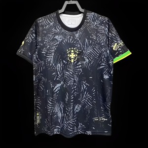 2023 Brazil La Pulga Black Special Jersey