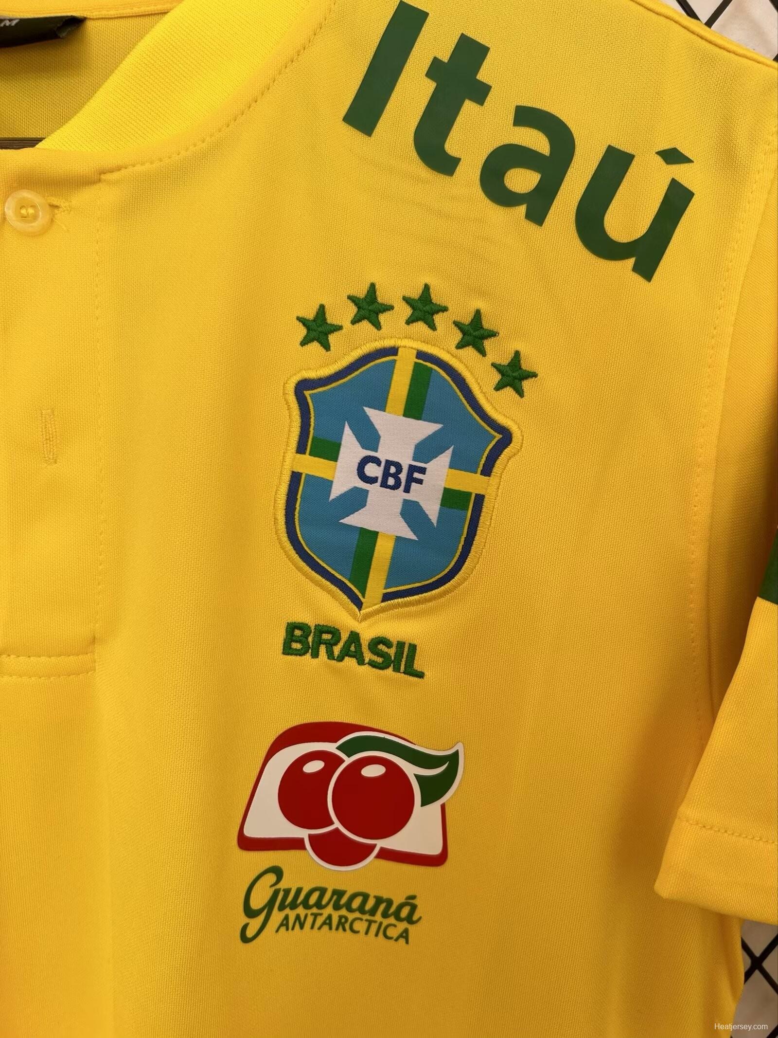 2022 Brazil Yellow POLO Jersey