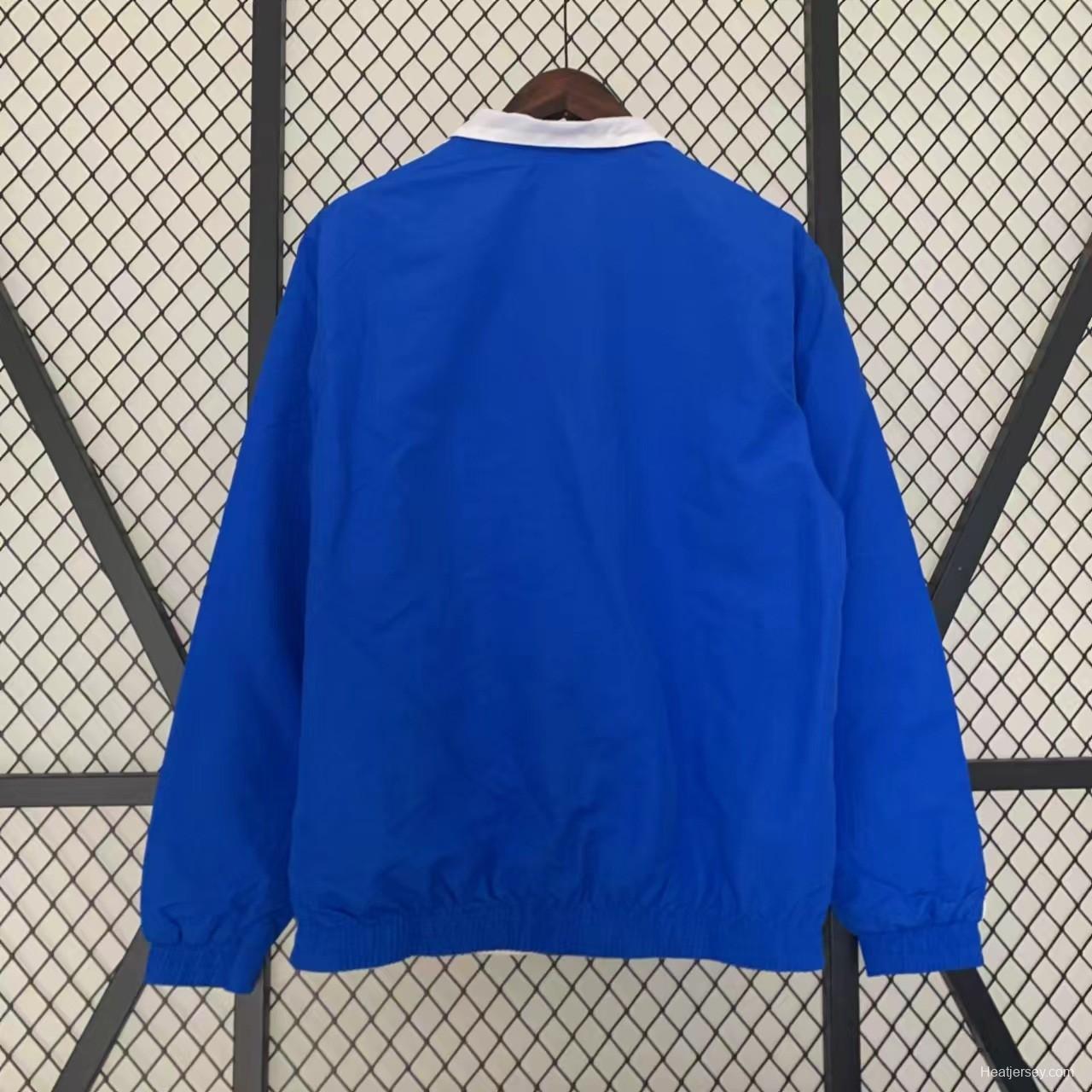 23/24 Roma Blue/White Reversible Full Zipper Jacket