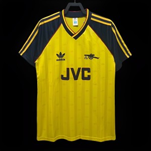 Retro 88/90 Arsenal Away Yellow Jersey